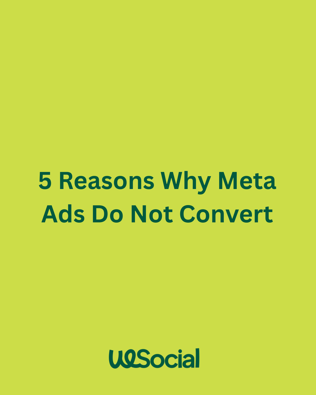 You are currently viewing 5 Reasons Your Ads Doesnt Convert